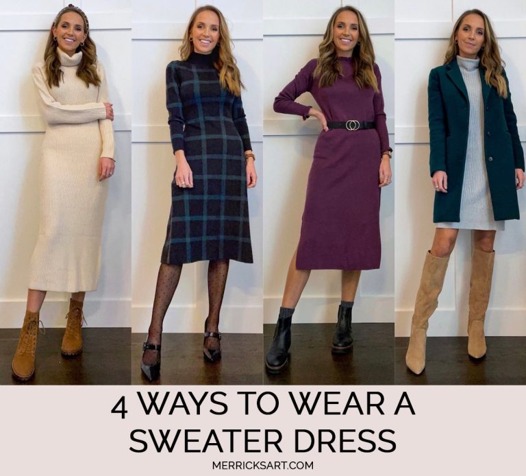 What Shoes to Wear With a Sweater Dress