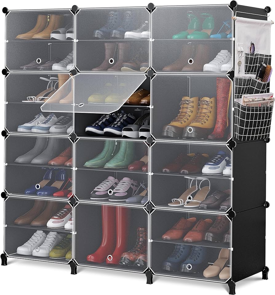 12 Pair Shoe Storage Cabinet