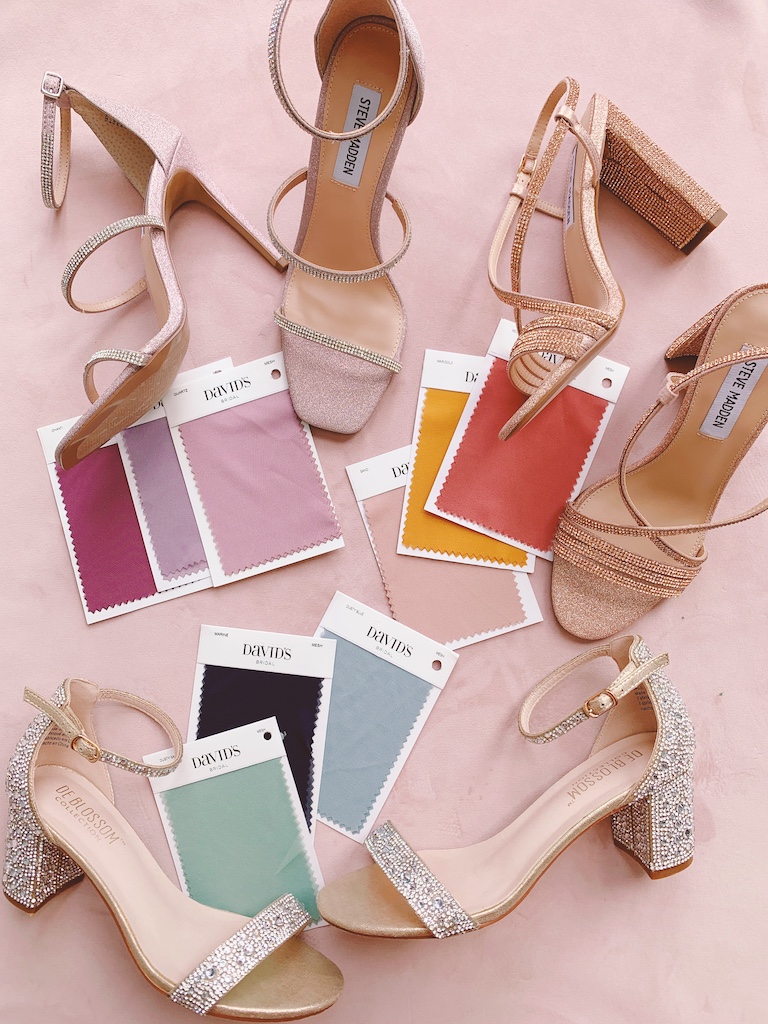 What Color Shoes Goes With Rose Gold Dress